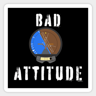 Bad Attitude Aviation Design Magnet